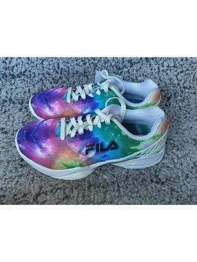 Women’s Fila Tennis Shoes Sneaker Tie Dye Size 7 New with Tags
